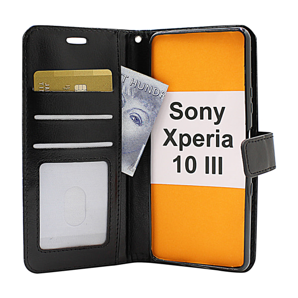 Crazy Horse Wallet Sony Xperia 10 III (XQ-BT52) Svart