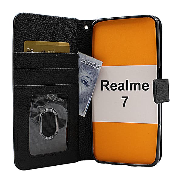 New Standcase Wallet Realme 7 Röd