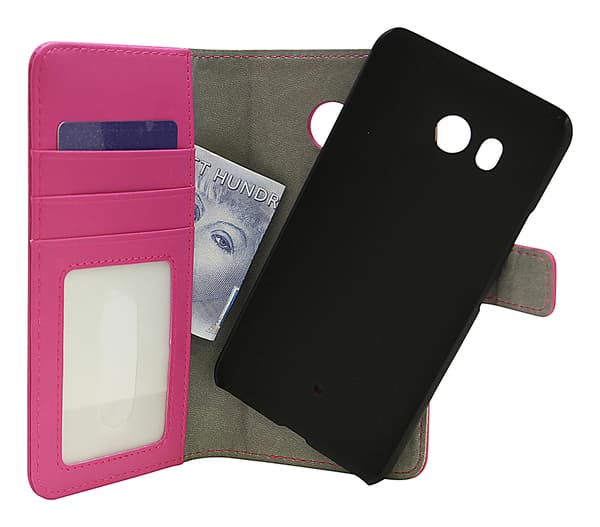 Magnet Wallet HTC U11 Hotpink