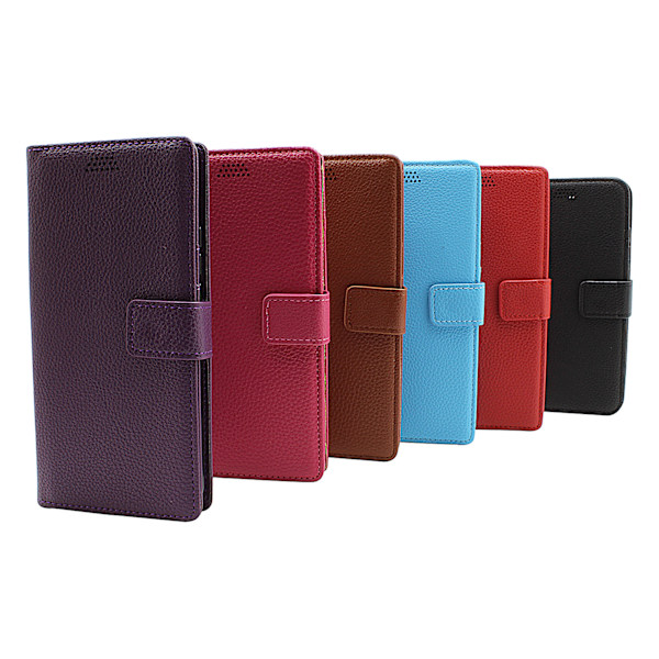 New Standcase Wallet Xiaomi Mi 10 Lite (Svart) Ljusblå
