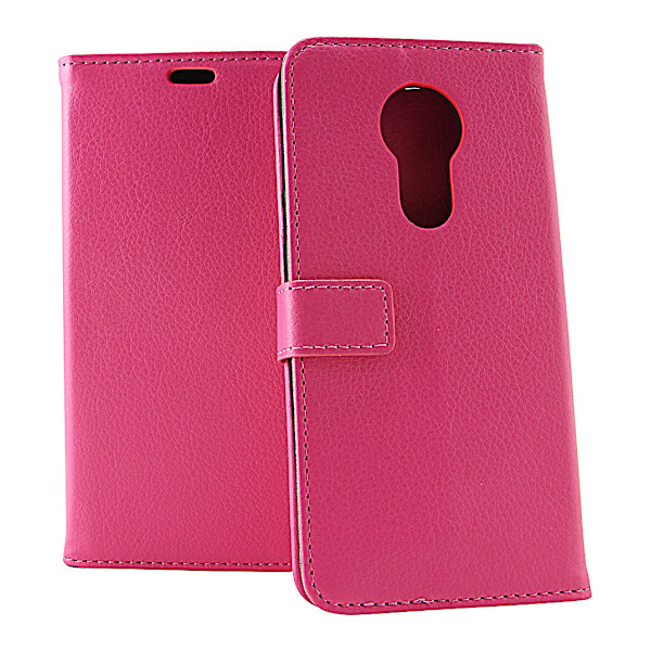 Standcase Wallet Motorola Moto G7 Power Hotpink