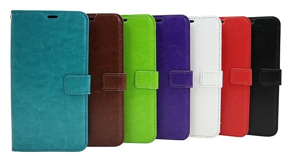 Crazy Horse Wallet Huawei Nova 5T Turkos