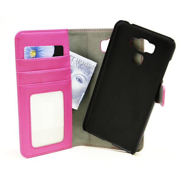 Magnet Wallet Asus ZenFone 3 Max (ZC553KL) Hotpink