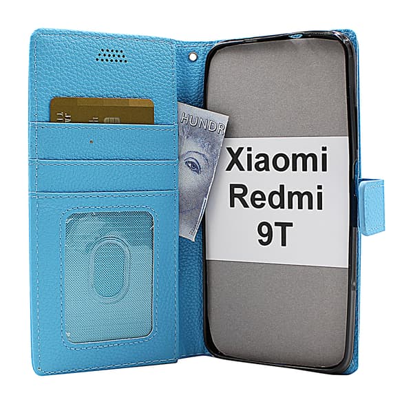 New Standcase Wallet Xiaomi Redmi 9T Röd