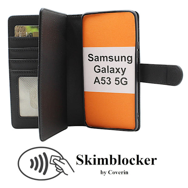 Skimblocker Samsung Galaxy A53 5G XL Plånboksfodral