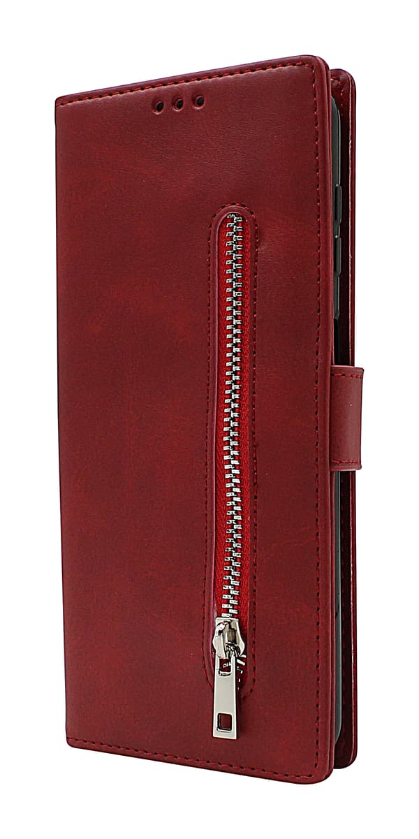 Zipper Standcase Wallet Samsung Galaxy A13 (A135F/DS) Ljusrosa