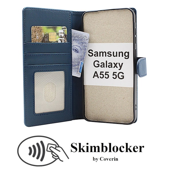 Skimblocker Plånboksfodral Samsung Galaxy A55 5G Happy Cherry