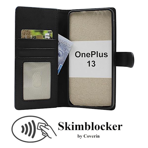 Skimblocker OnePlus 13 Magnet Plånboksfodral