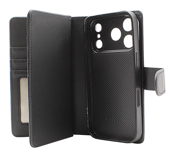 Skimblocker iPhone 17 Pro XL Magnet Plånboksfodral Svart