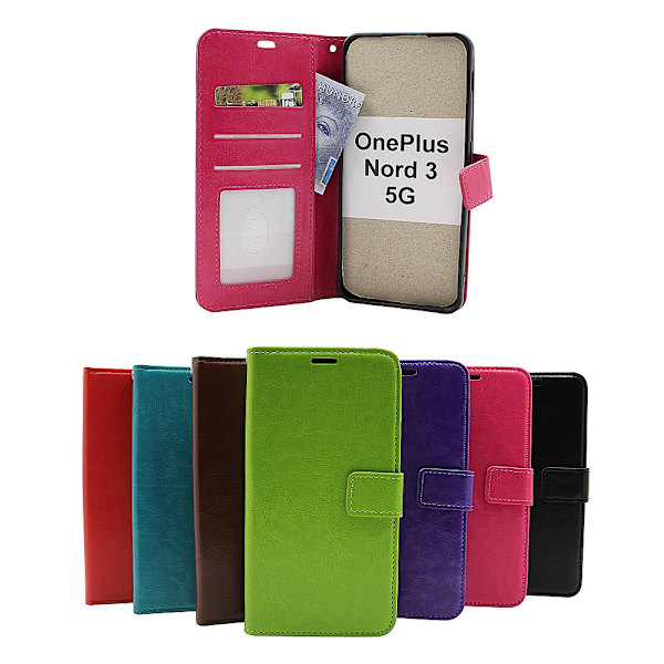 Crazy Horse Wallet OnePlus Nord 3 5G Lila