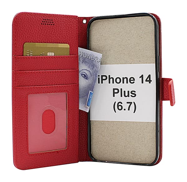 New Standcase Wallet iPhone 14 Plus (6.7) Svart
