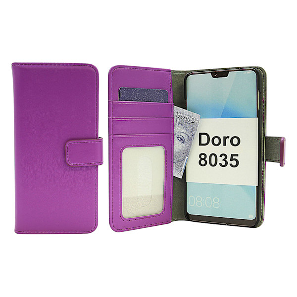 Skimblocker Magnet Wallet Doro 8035 Lila