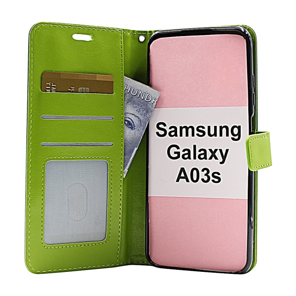 Crazy Horse Wallet Samsung Galaxy A03s (SM-A037G) Lila