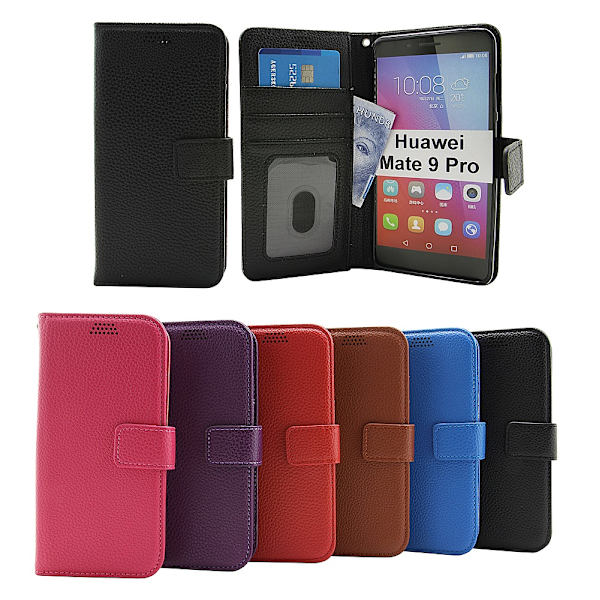 New Standcase Wallet Huawei Mate 9 Pro (LON-L29) Röd