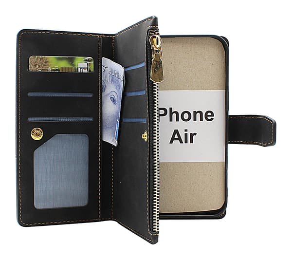 XL iPhone Air Lyx Plånboksfodral Lila