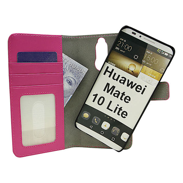Magnet Wallet Huawei Mate 10 Lite Hotpink