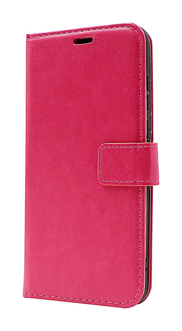 Crazy Horse Wallet Motorola Edge 40 5G Hotpink