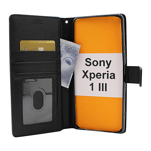 New Standcase Wallet Sony Xperia 1 III (XQ-BC52) Hotpink
