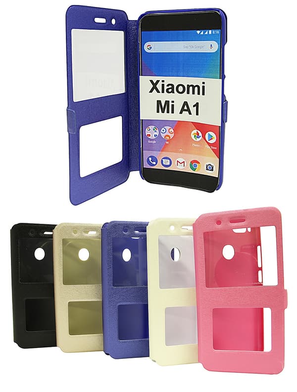 Flipcase Xiaomi Mi A1 Svart