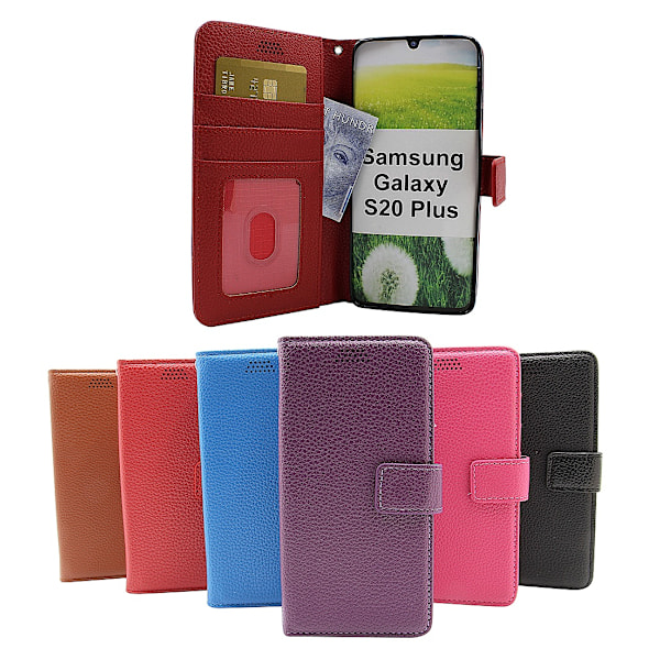 New Standcase Wallet Samsung Galaxy S20 Plus (G986B) Brun