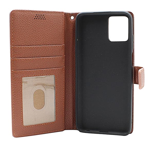 New Standcase Wallet Motorola Moto G32 Brun