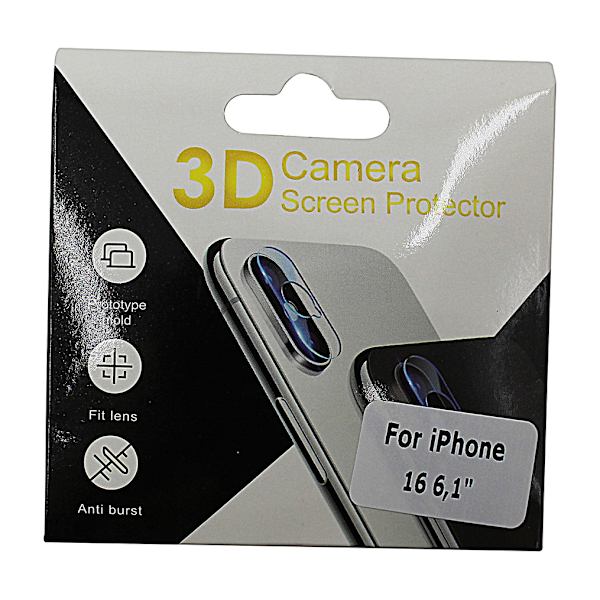 Härdat kameraglas iPhone 16