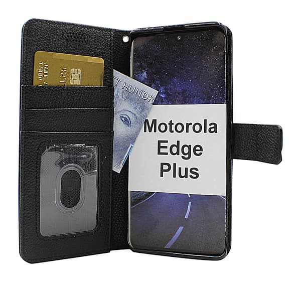 New Standcase Wallet Motorola Edge Plus Brun