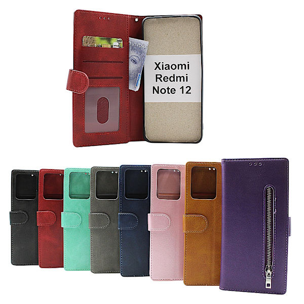 Zipper Standcase Wallet Xiaomi Redmi Note 12 Aqua