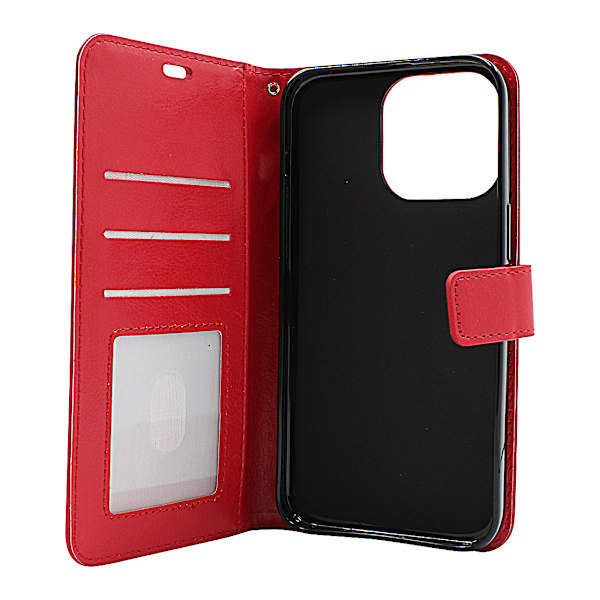 Crazy Horse Wallet iPhone 15 Pro Max Brun