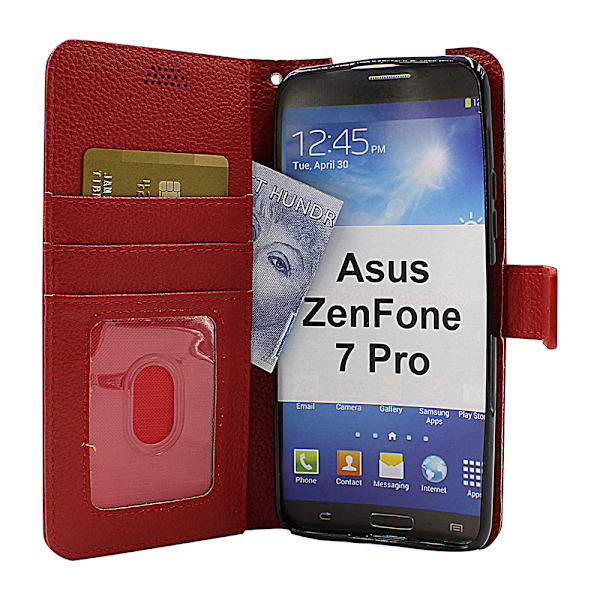 New Standcase Wallet Asus ZenFone 7 Pro (ZS671KS) (Svart) Svart