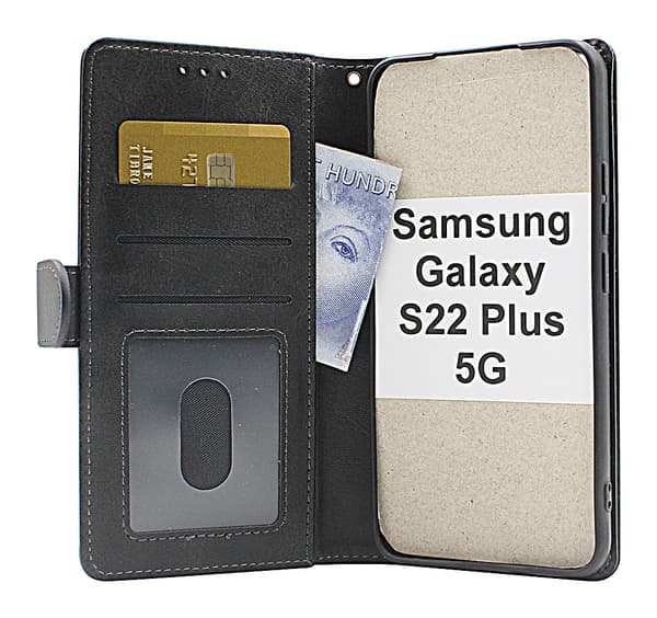 Zipper Standcase Wallet Samsung Galaxy S22 Plus 5G Aqua