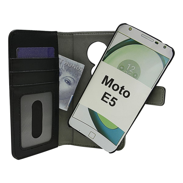 Skimblocker Magnet Wallet Moto E5 / Moto E (5th gen) Lila