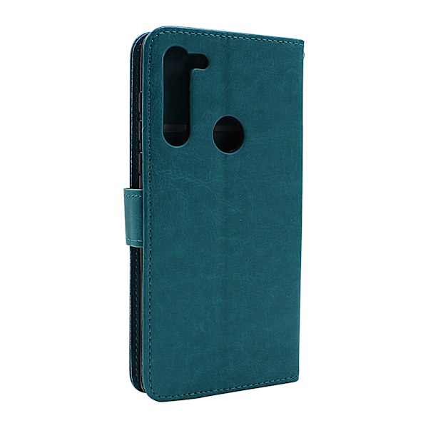 Crazy Horse Wallet Motorola Moto G8 Turkos