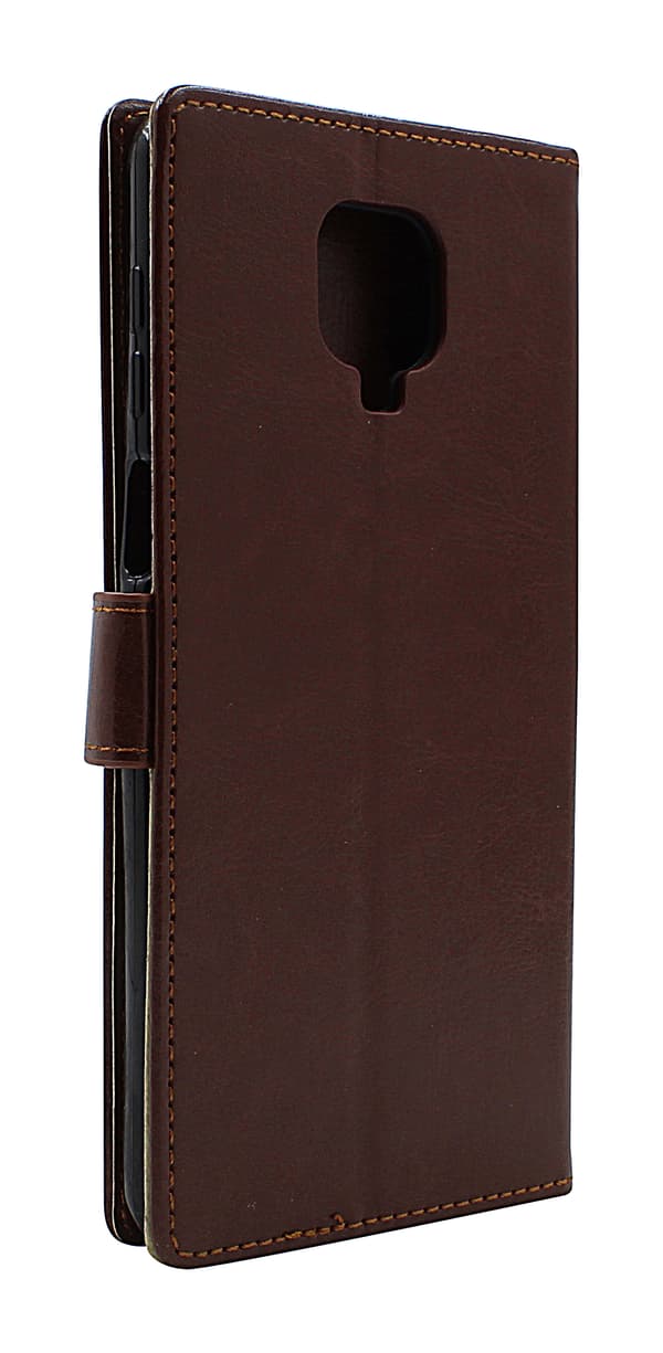 Crazy Horse Wallet Xiaomi Redmi Note 9s / Note 9 Pro Brun