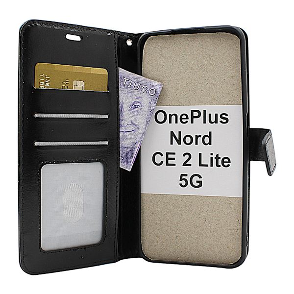 Crazy Horse Wallet OnePlus Nord CE 2 Lite 5G Lila