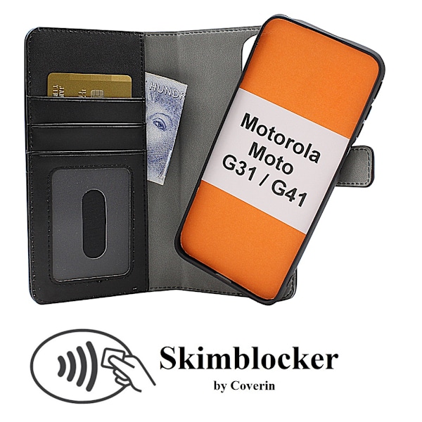 Skimblocker Magnet Fodral Motorola Moto G31/G41