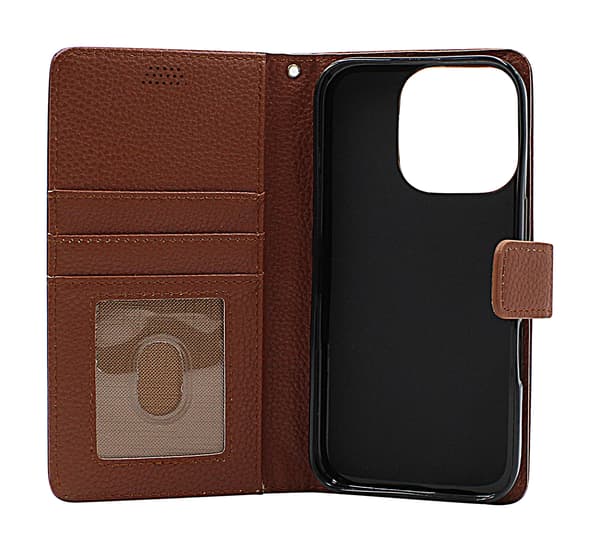 New Standcase iPhone 16 Pro Plånboksfodral Svart