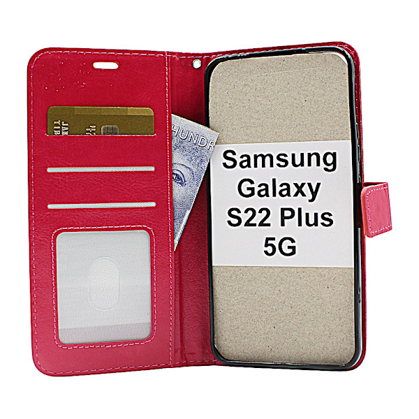 Crazy Horse Wallet Samsung Galaxy S22 Plus 5G (SM-S906B/DS) Röd