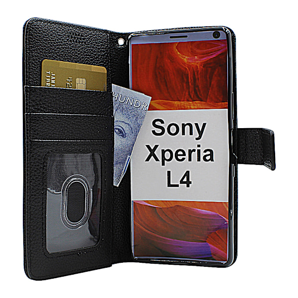 New Standcase Wallet Sony Xperia L4 Svart