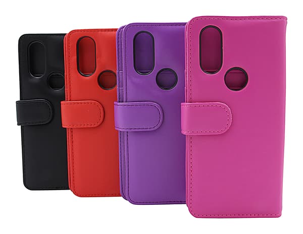 Skimblocker Plånboksfodral Motorola One Vision Lila