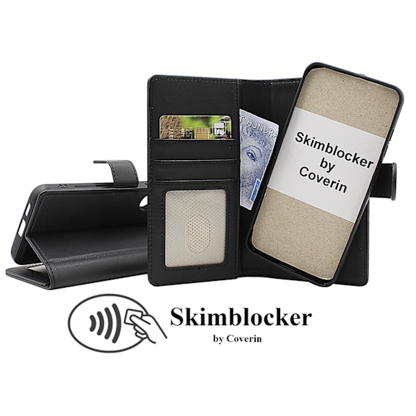 Skimblocker Motorola Moto G15 Magnet Plånboksfodral