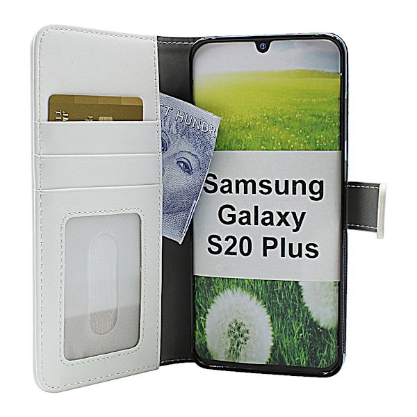 Skimblocker Magnet Wallet Samsung Galaxy S20 Plus (G986B) Vit