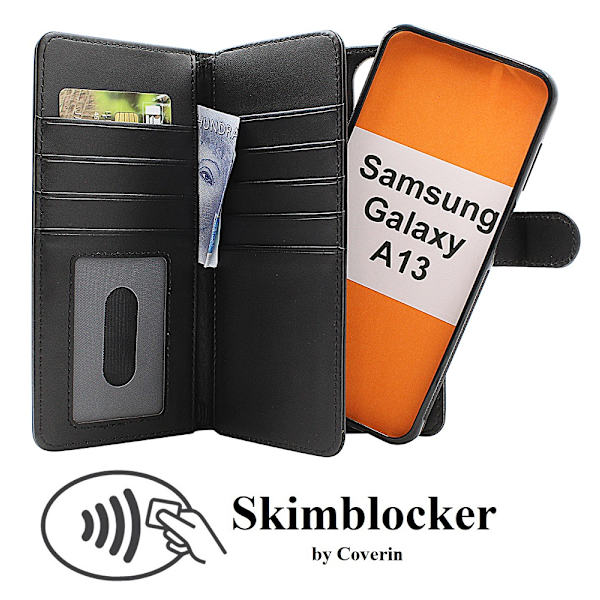 Skimblocker XL Magnet Fodral Samsung Galaxy A13 (A135F/DS)