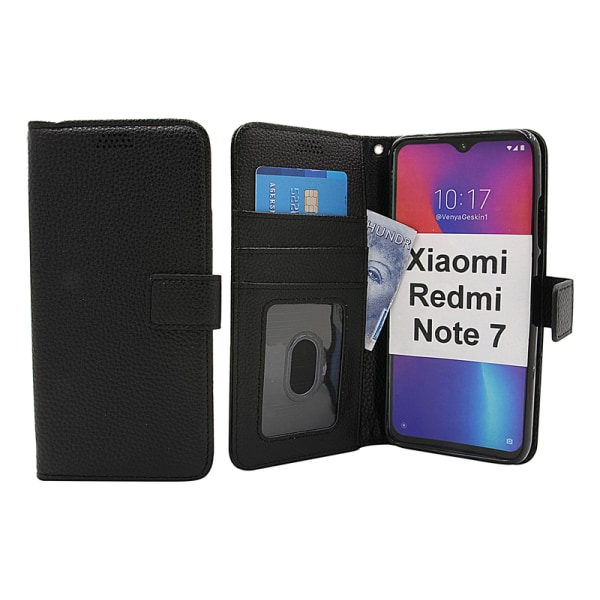 New Standcase Wallet Xiaomi Redmi Note 7 Röd