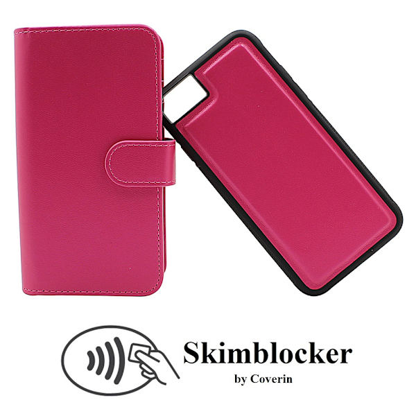 Skimblocker XL Magnet Wallet iPhone SE (2nd Generation) Hotpink