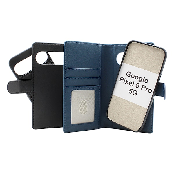 Skimblocker Google Pixel 9 Pro 5G Magnet Plånboksfodral Svart