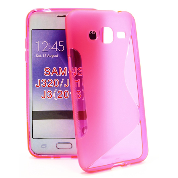 S-Line Skal Samsung Galaxy J3 2016  (J320F) Hotpink