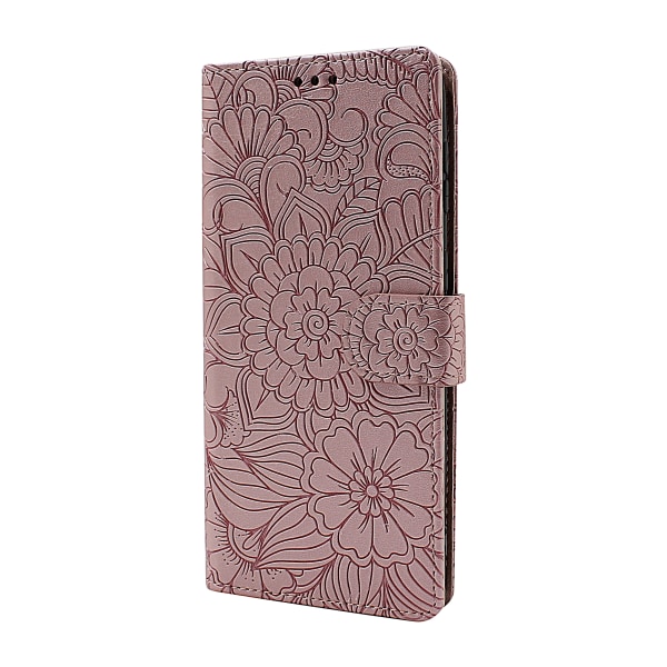 Flower Standcase Wallet Samsung Galaxy S21 Plus 5G (G996B) Svart