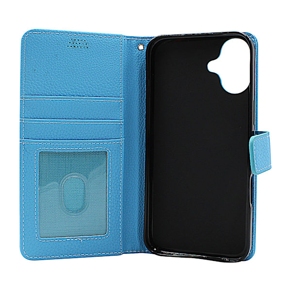 New Standcase iPhone 16 Plus Plånboksfodral Svart