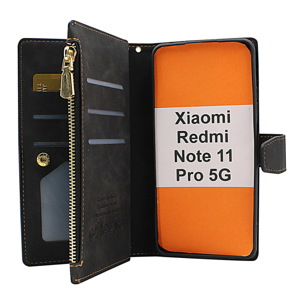XL Standcase Lyxfodral Xiaomi Redmi Note 11 Pro 5G Brun